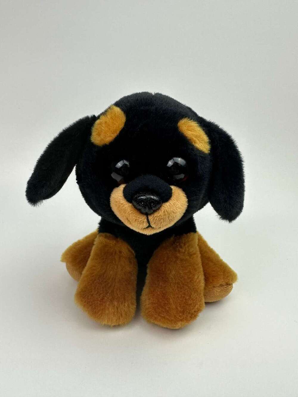 TY Beanie Boo Trevour Rottweiler Plush – No Tag (6 inch)